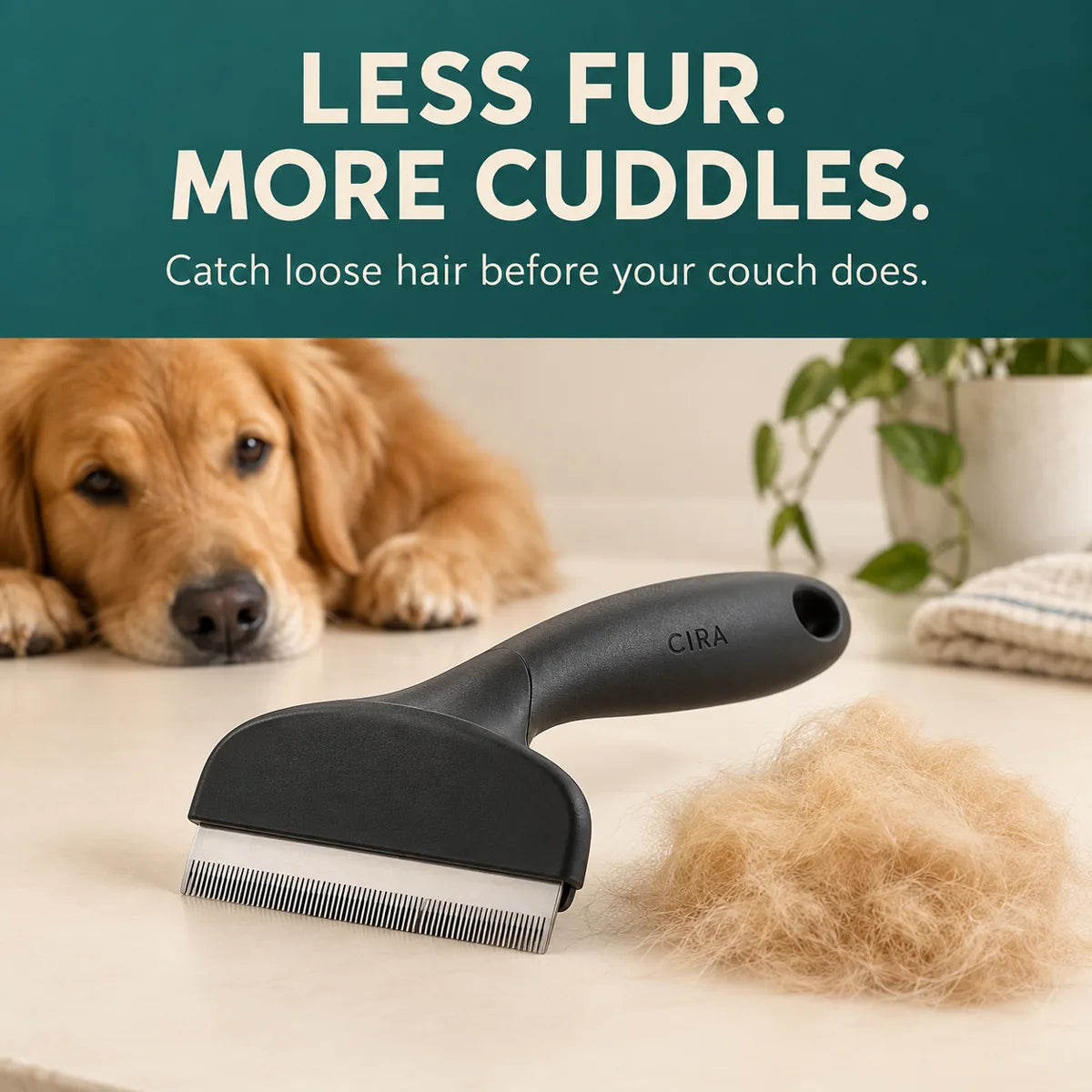 CIRA — CoatCare Deshedding Brush