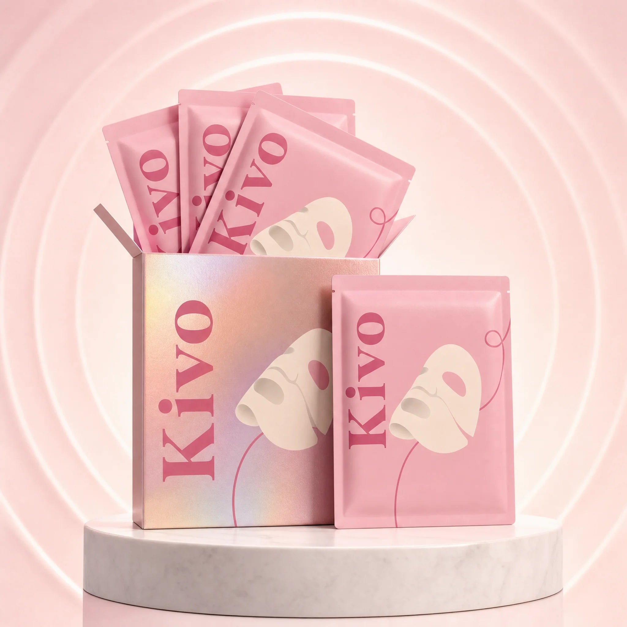 Masque hydrogel Kivo et rituel de soin